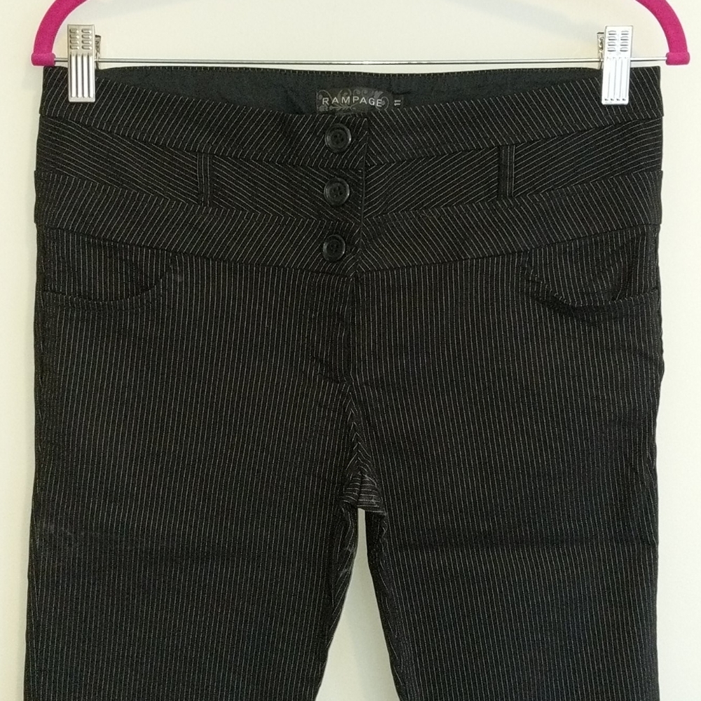 Rampage dress pin stripe pants stretchy